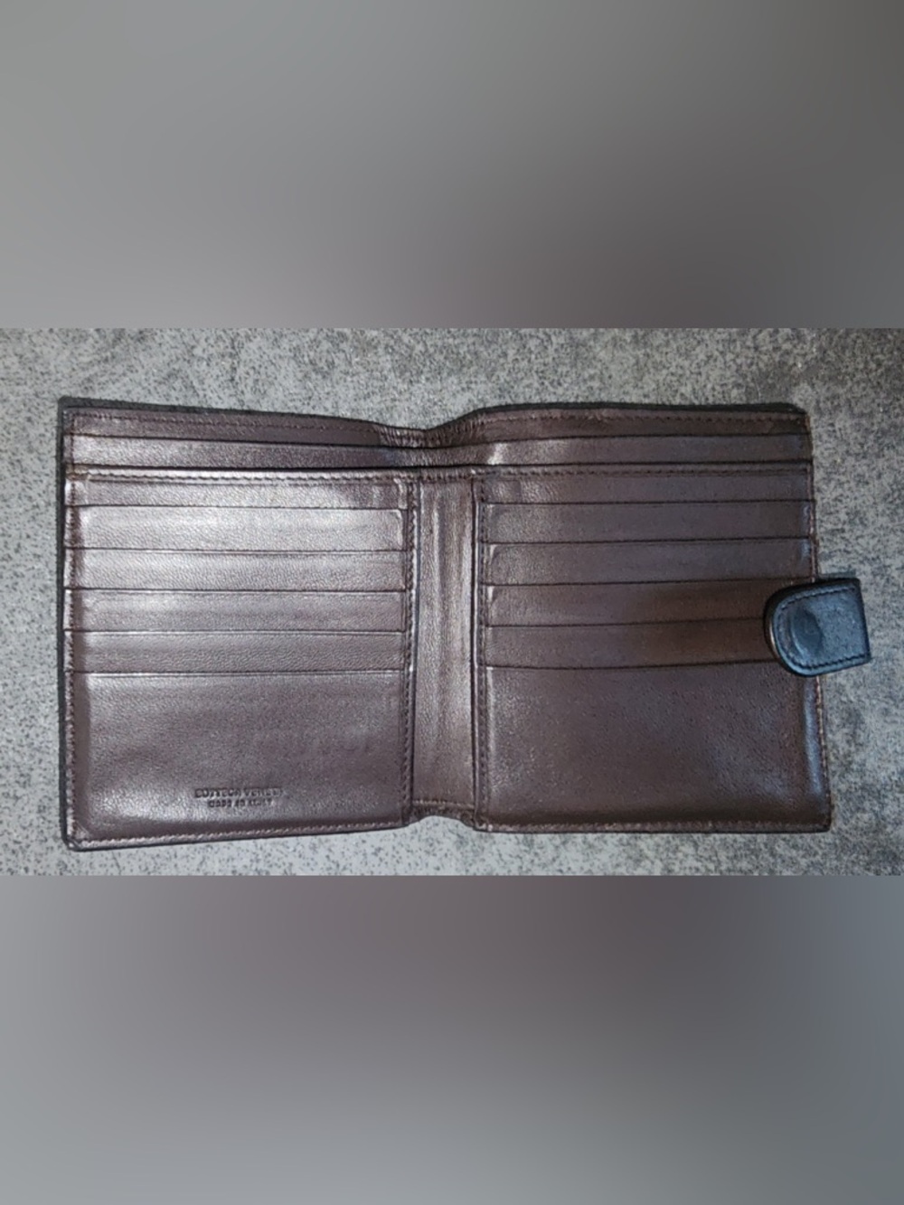 Bottega Veneta Brown Intrecciato Leather Wallet - Picture 5 of 5